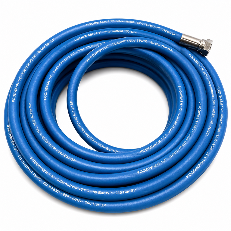 FOODWASH (FOODJET) - Hose for food industry applications cut to measure and fitted