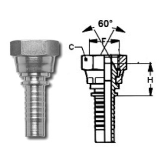 Gerader Adapter