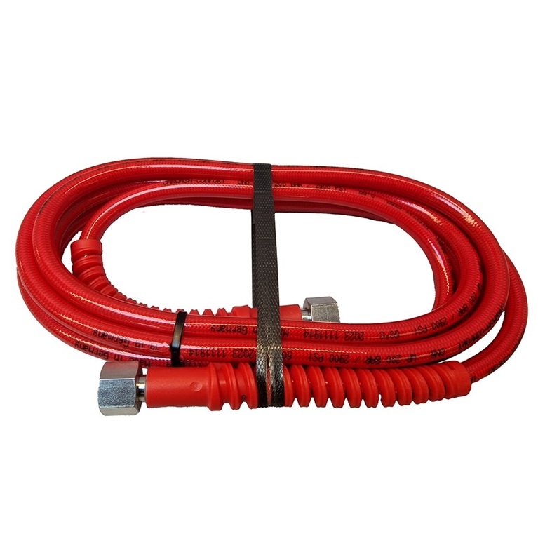 Ultralight teflon red hose for car-wash bays